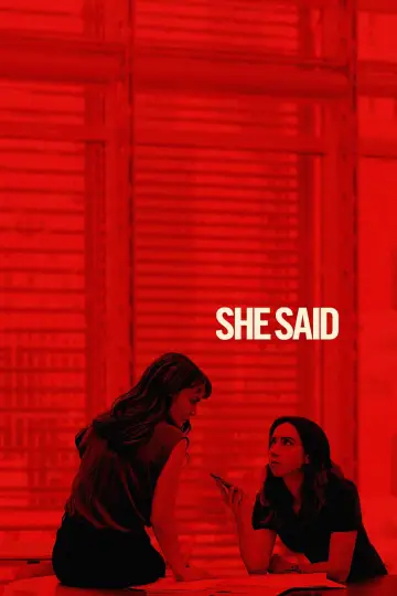 Poster to the movie "She Said" #141490
