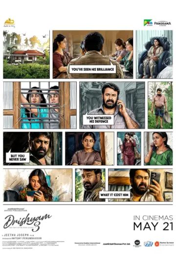 Poster to the movie "Drishyam 3" #814854