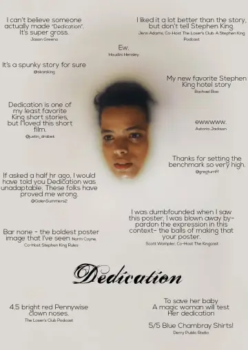 Poster to the movie "Dedication" #820276