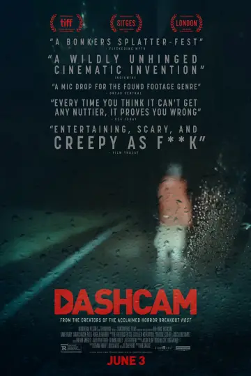 Poster to the movie "Dashcam" #1045669