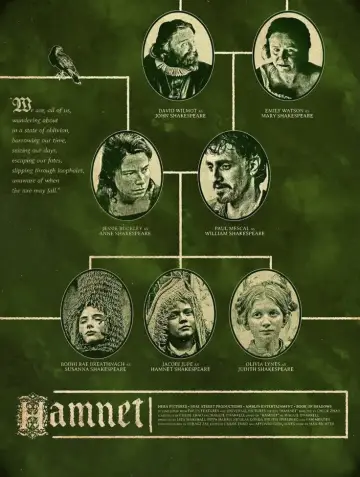 Poster to the movie "Hamnet" #959522