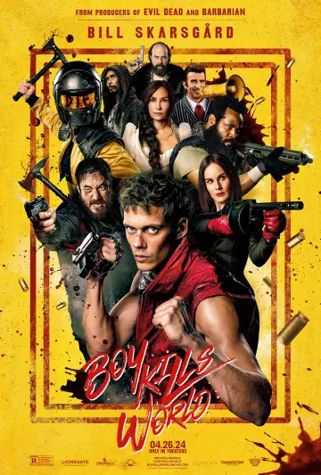 Poster to the movie "Boy Kills World" #612087