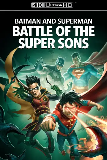 Poster to the movie "Batman and Superman: Battle of the Super Sons" #68932