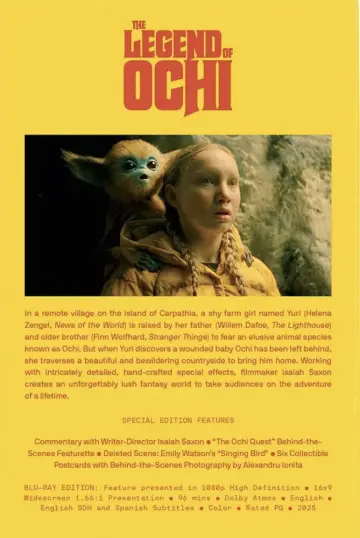 Poster to the movie "The Legend of Ochi" #584917