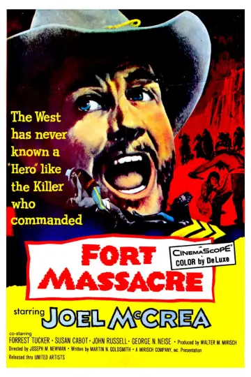 Poster to the movie "Fort Massacre" #1127807