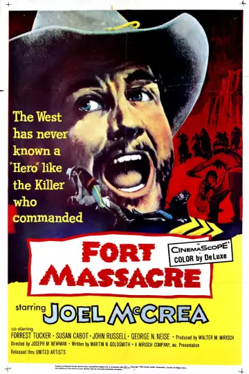 Poster to the movie "Fort Massacre" #1127810