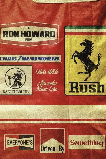 Poster to the movie "Rush" #607155