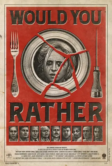 Poster to the movie "Would You Rather" #1002547