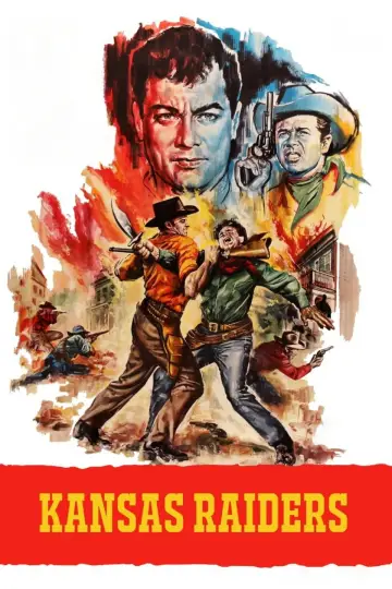 Poster to the movie "Kansas Raiders" #1130601