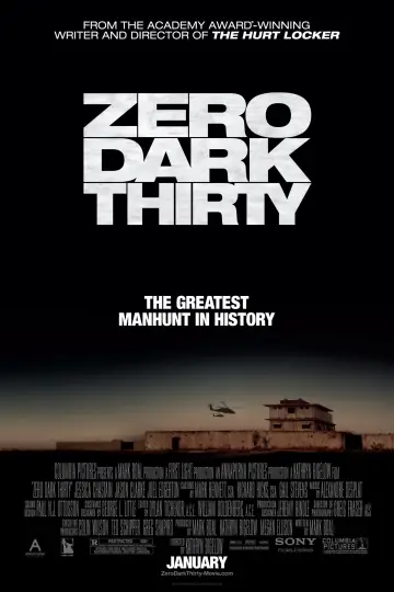 Poster to the movie "Zero Dark Thirty" #689442
