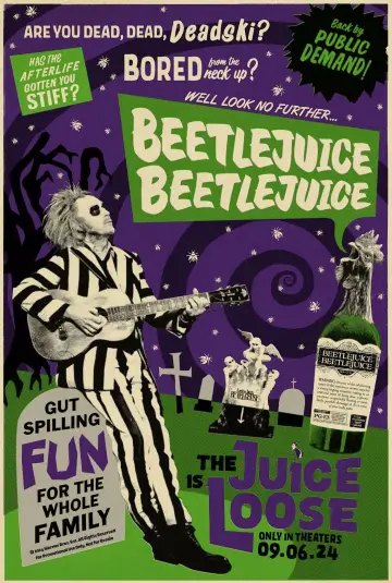 Poster to the movie "Beetlejuice Beetlejuice" #566296