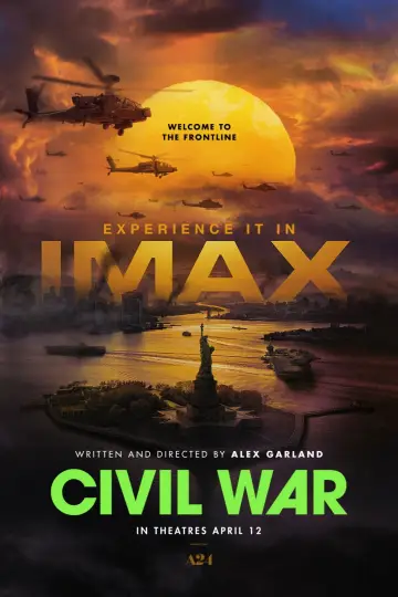 Poster to the movie "Civil War" #559970