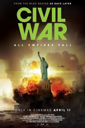 Poster to the movie "Civil War" #559984