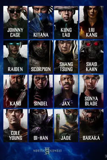 Poster to the movie "Mortal Kombat 2" #813578