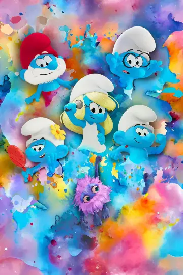 Poster to the movie "The Smurfs Musical" #564845