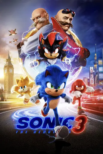 Poster to the movie "Sonic the Hedgehog 3" #551982