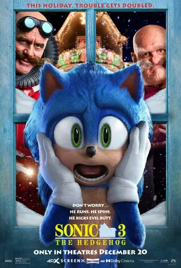 Poster to the movie "Sonic the Hedgehog 3" #552004