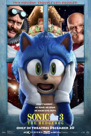 Poster to the movie "Sonic the Hedgehog 3" #552043