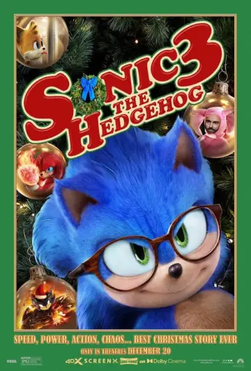 Poster to the movie "Sonic the Hedgehog 3" #552049