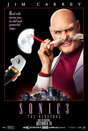 Poster to the movie "Sonic the Hedgehog 3" #552051