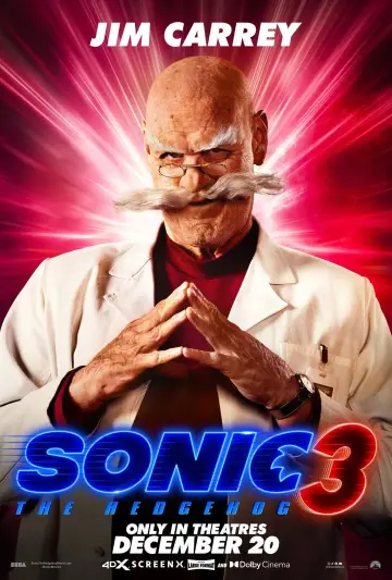 Poster to the movie "Sonic the Hedgehog 3" #552104