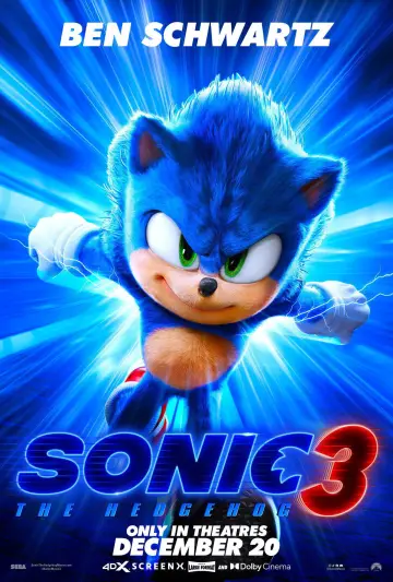 Poster to the movie "Sonic the Hedgehog 3" #552167