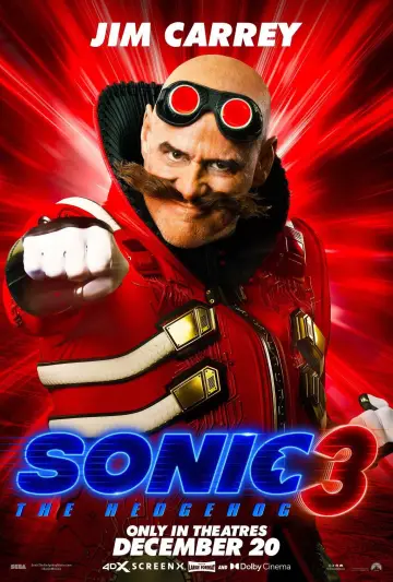 Poster to the movie "Sonic the Hedgehog 3" #552169
