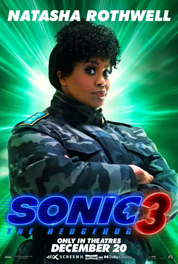 Poster to the movie "Sonic the Hedgehog 3" #552177