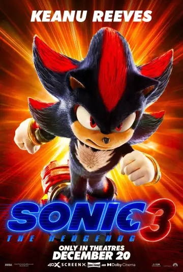 Poster to the movie "Sonic the Hedgehog 3" #552184