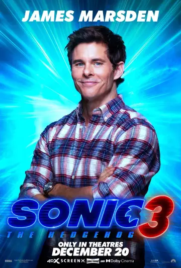 Poster to the movie "Sonic the Hedgehog 3" #552185