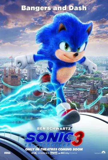 Poster to the movie "Sonic the Hedgehog 3" #552192