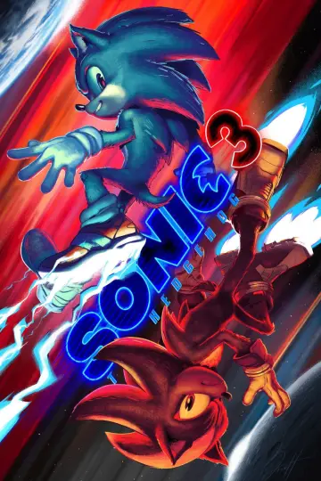 Poster to the movie "Sonic the Hedgehog 3" #552235