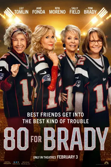 Poster to the movie "80 for Brady" #75364