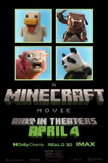 Poster to the movie "Minecraft" #530607