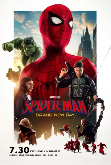 Poster to the movie "Spider-Man: Brand New Day" #1175966