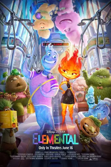 Poster to the movie "Elemental" #2971