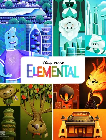 Poster to the movie "Elemental" #588121