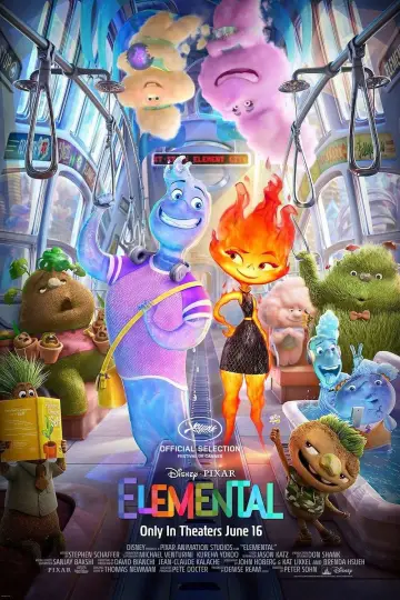Poster to the movie "Elemental" #960702