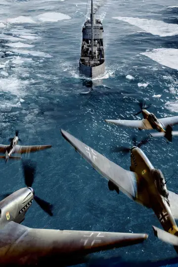 Poster to the movie "The Arctic Convoy" #974873