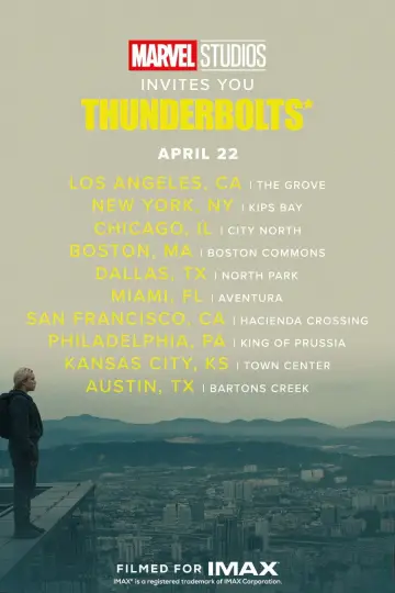 Poster to the movie "Thunderbolts" #525691