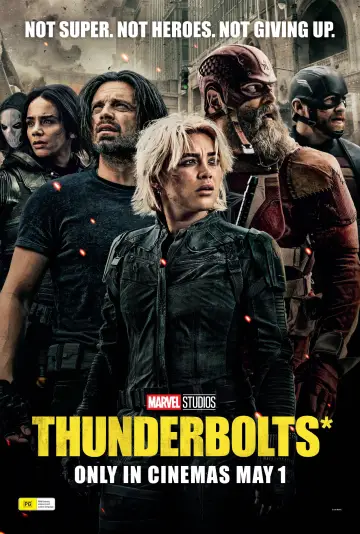 Poster to the movie "Thunderbolts" #525747