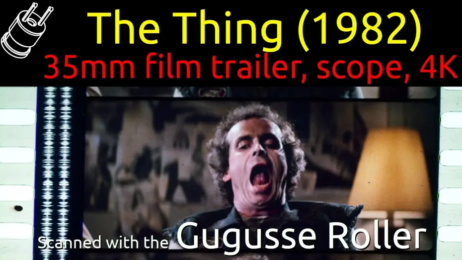 Video for the film The Thing — The Thing (1982) 35mm film trailer, scope 4K