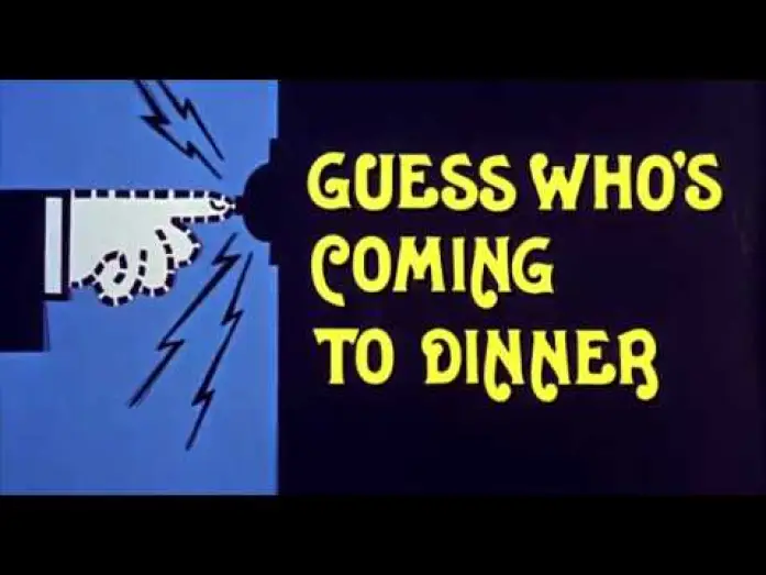 Video for the film Guess Who's Coming to Dinner — Guess Who's Coming to Dinner (1967, trailer) [Sidney Poitier, Spencer Tracy, Katharine Hepburn]