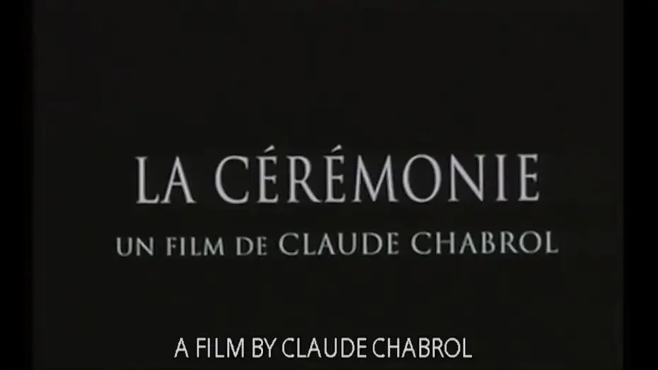 Video for the film La Cérémonie — La Cérémonie (1995) - Bande annonce d'époque HD VFSTA