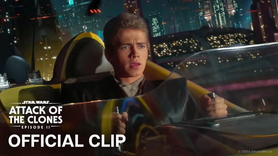 Video for the film Star Wars: Episode II - Attack of the Clones — Coruscant Speeder Chase - Official Clip