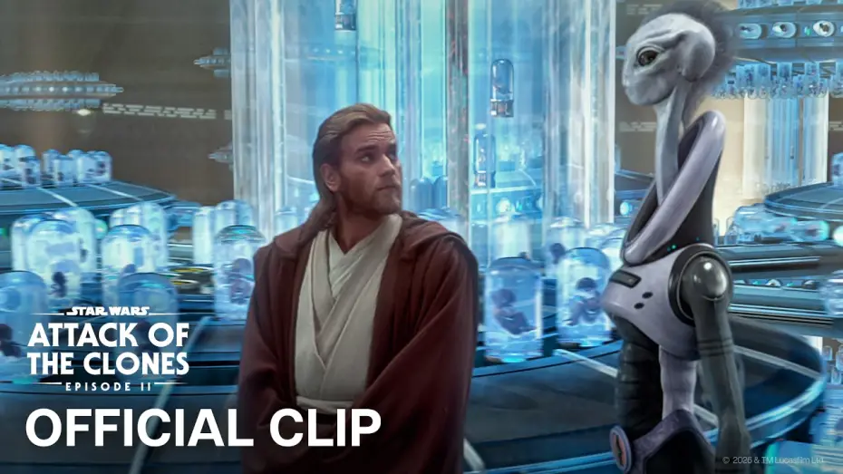Video for the film Star Wars: Episode II - Attack of the Clones — Obi-Wan Discovers The Clone Army on Kamino - Official Clip
