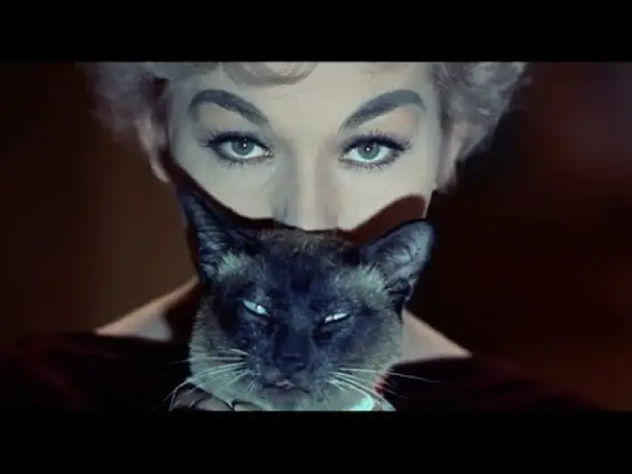 Video for the film Bell, Book and Candle — Bell, Book and Candle (1959) - Classic Clip - I'm Allergic To Your Cat - James Stewart - Kim Novak