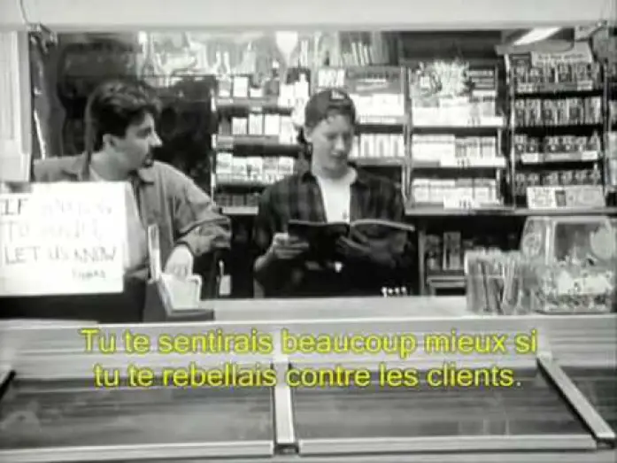 Video for the film Clerks — Clerks, les employés modèles ( bande annonce VOST )