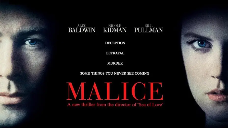 Video for the film Malice — Malice (1993) | trailer