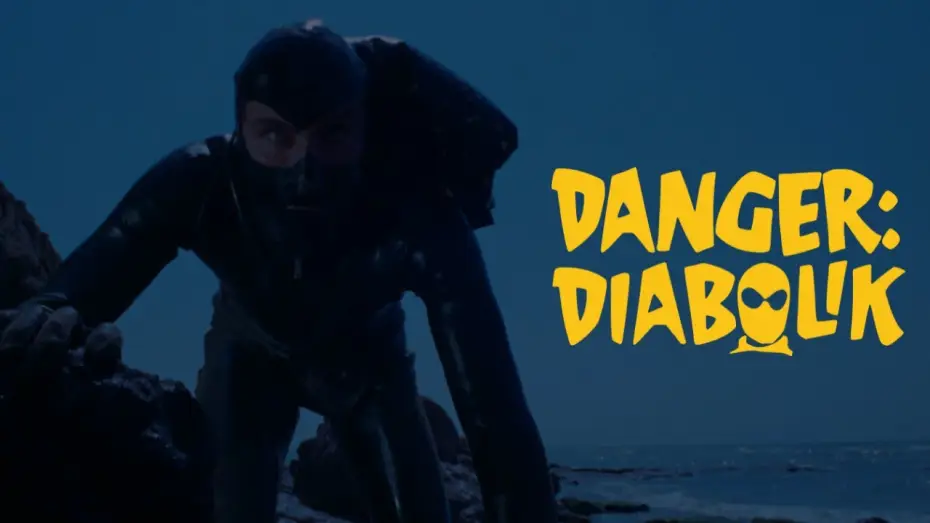 Video for the film Danger: Diabolik — 4K Restoration Clip | Night Beach Ambush — Diabolik Strikes from the Sea